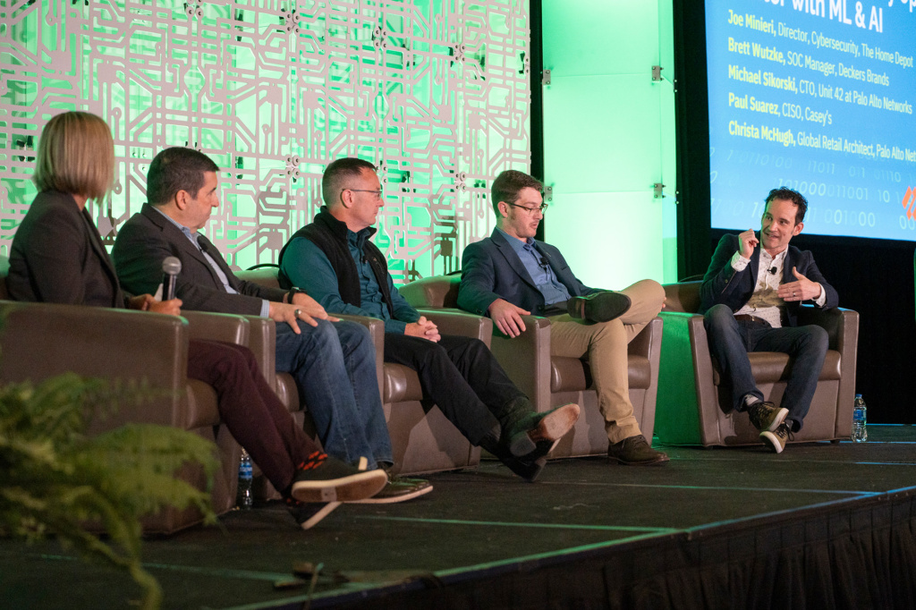 Panel discussion on stage